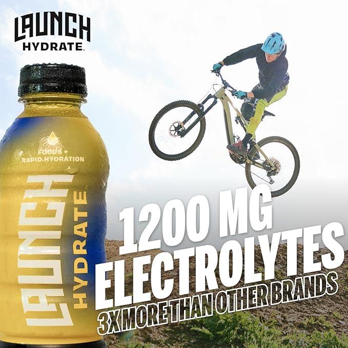 Sports Drink: Tropical Flavor - 16.9 Oz (12 Pack), Energy Drink + Hydration, Real Cane Sugar, Electrolytes, Cognizin for Focus, Vitamin B12 Energy Boost, L-Glutamine Hydration Formula, No Artificial Sweeteners, Colors, or High Fructose Corn Syrup – Tru...