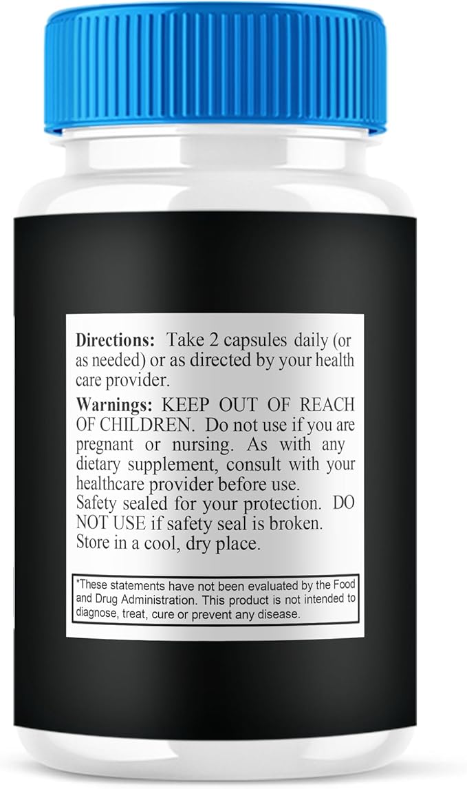 Iron Boost Pro Premium Performance Capsules, Iron Boost Advanced Health Supplement Pills, Iron Boost Premium Daily Health Support and Overall Wellness Formula by Blue Vibe (2 Pack - 120 Capsules)