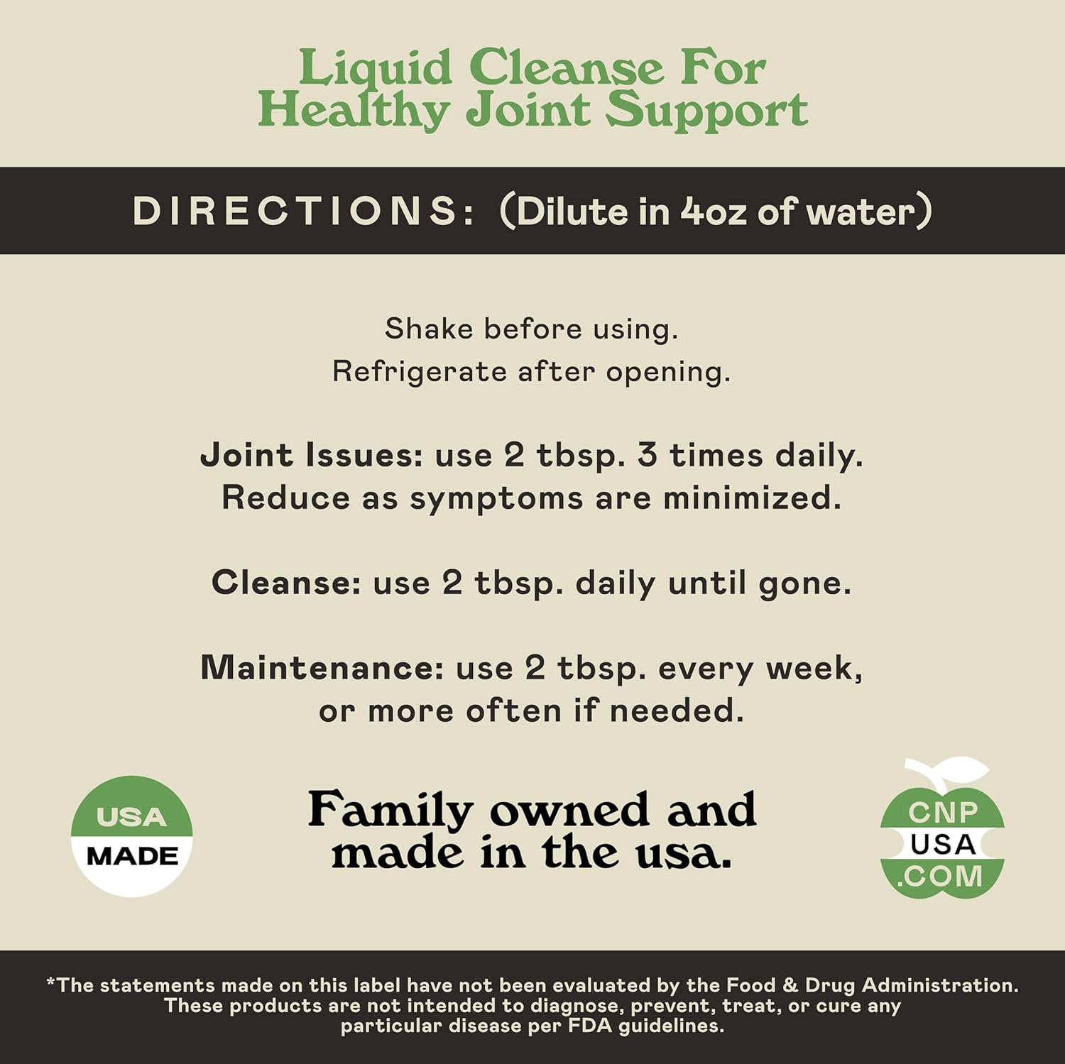 Complete Natural Products Joint Support Complete – 16 Fl Oz Organic Liquid Joint Supplement with Glucosamine Chondroitin MSM – Natural Uric Acid Cleanse & Herbal Joint Health Support for Mobility