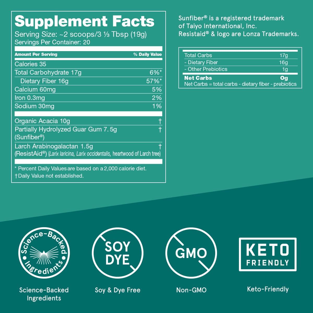 Bulletproof Unflavored Innerfuel Prebiotic Fiber Powder, 13.4 Ounces, Supplement for Gut Health, Digestive Health and Immune Support, Plant Sourced Prebiotics, 0g Sugar, Packaging May Vary