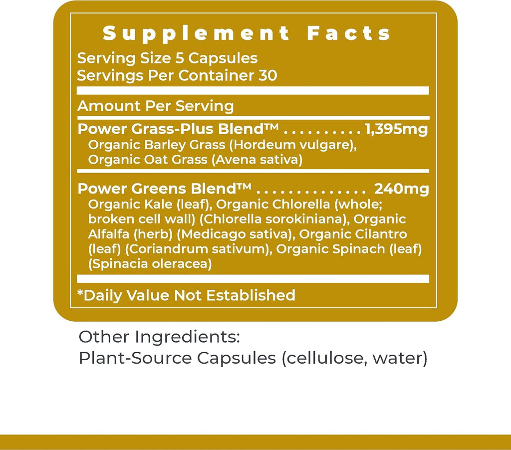 Premier Research Labs Greens Capsules - Super Greens Capsules, Greens Supplements, Super Greens Pills for Wellness, Veggie Pills with Leafy Greens, Kale, Chlorella - 150 Vegetarian Capsules