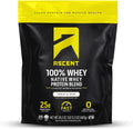 Ascent 100% Whey Protein Powder - Post Workout Whey Protein Isolate, Zero Artificial Flavors & Sweeteners, Gluten Free, 5.5g BCAA, 2.6g Leucine, Essential Amino Acids, Cookies & Cream 1.7 lb