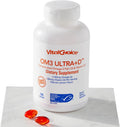 Vital Choice MSC Om3 Ultra+D Concentrated Omega-3 Fish Oil and Vitamin D3 Dietary Supplement, 180 Softgels
