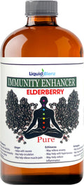 Pure Immunity Enhancer | Elderberry Formula | Herbal Immune Support Supplement | 32 fl oz