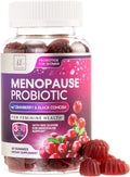 Menopause Supplements for Women Gummies with Black Cohosh, Cranberry 3 Billion CFU Probiotics - Complete Menopause Balance Relief for Hot Flashes, Night Sweats, PH, Vaginal Health Support - 60 Gummies