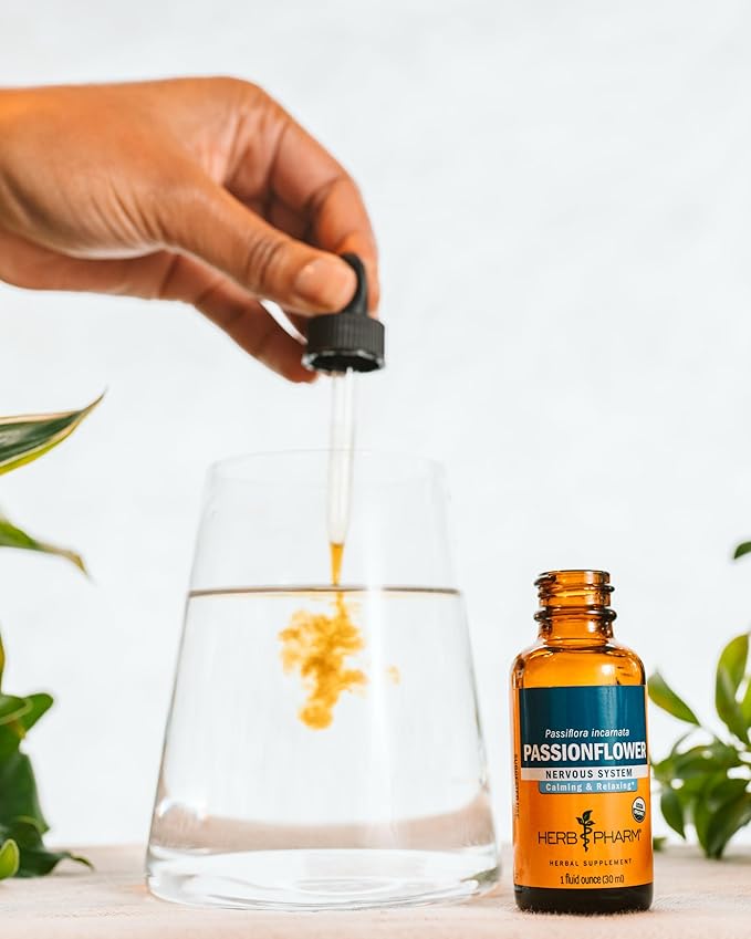 Herb Pharm Certified Organic Passionflower Liquid Extract - 4 Fl Oz