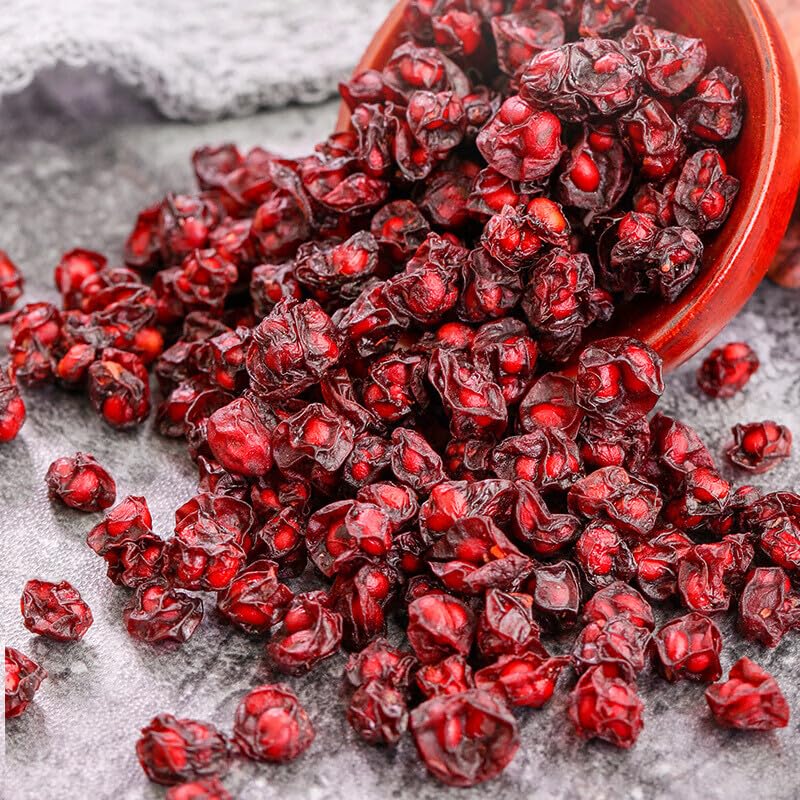 Premium Dried Schisandra Berries, 7.76oz – Five Flavor Fruit Tea | Wild Harvested Wuweizi | Herbal Superfood | 五味子