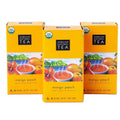 Hawaiian Natural Tea Mango Peach Flavored Organic Tea - Tropical Fruit Green and Black Tea Blend - Perfect Daily Cup & Gift for Special Occasions - 60 Tea Bags