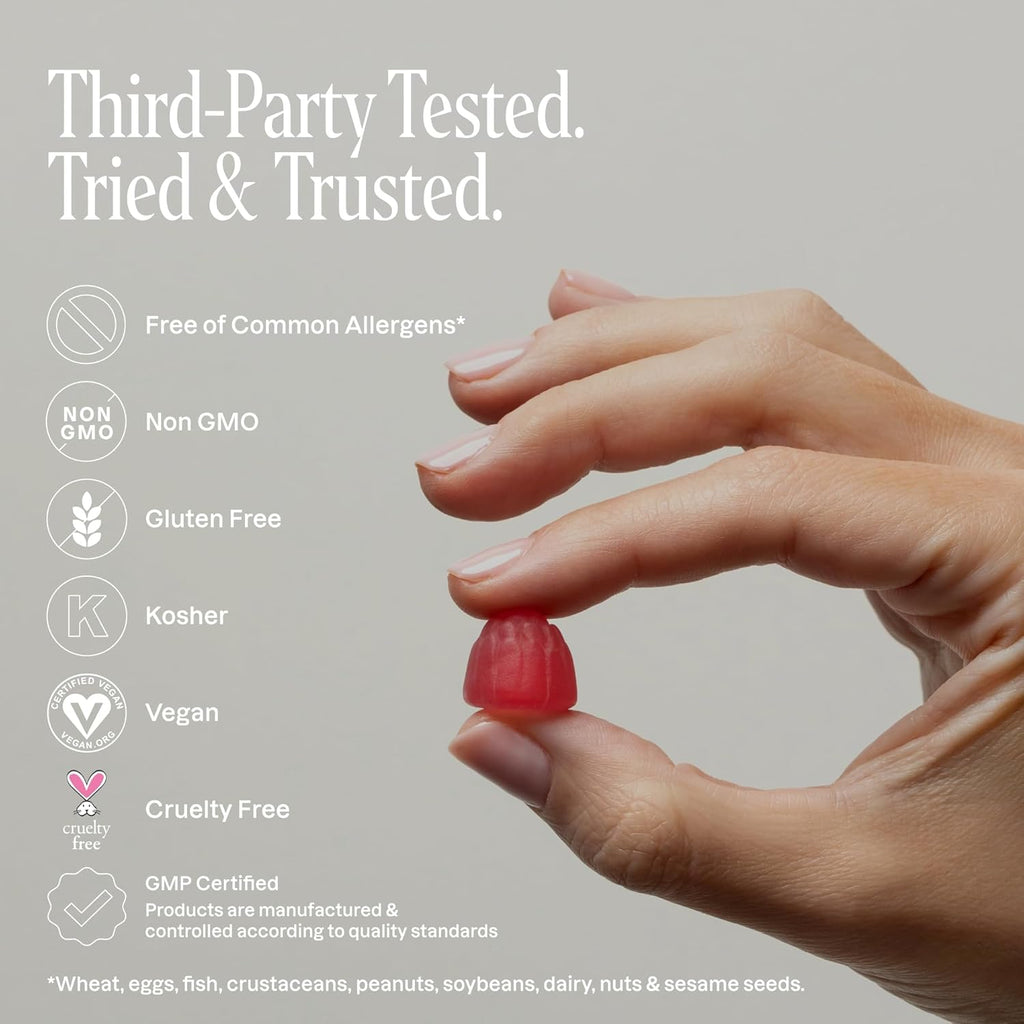 Cliganic Probiotics Gummies for Men & Women (5 Billion CFU, 120-Day Supply) - Berry Flavor, Vegan, Non-GMO, Kosher, Gluten-Free, Promotes Digestive Health, Balances Gut Microbiome