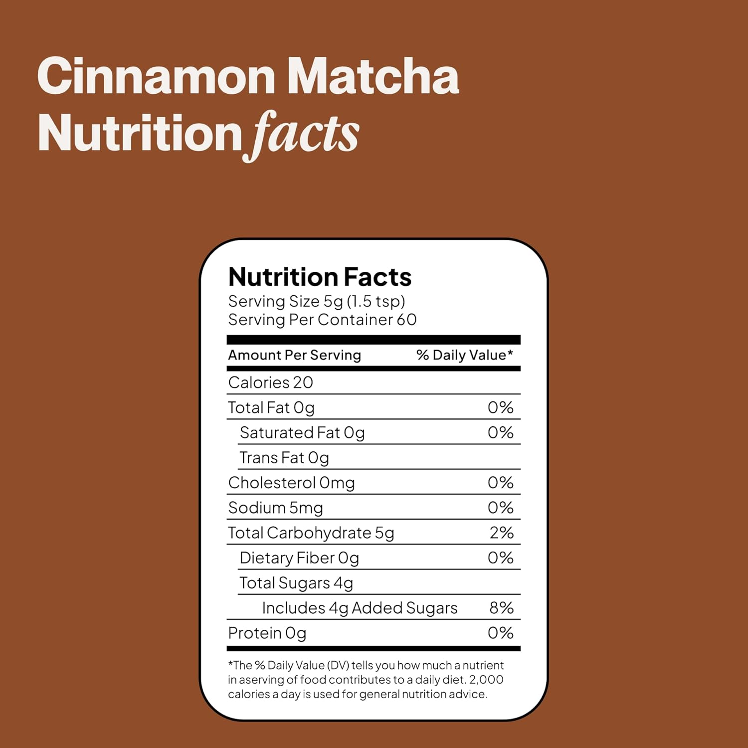 Morning Made Cinnamon Flavored Matcha Powder | 8.46oz (240g) Resealable Tin | 60 Servings Premium Japanese Green Tea | Sweetened with Organic Sugar | Perfect for Lattes, Smoothies, and Baking | Rich in Antioxidants and Energy Boosting