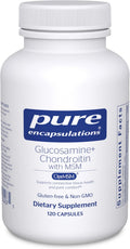 Pure Encapsulations Glucosamine Chondroitin with MSM - Supports Joint Health & Normal Cartilage Formation* - Maintains Enzyme Activity - Gluten-Free & Non-GMO - 120 Capsules