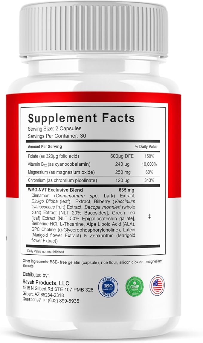 BLUE VIBE Circusync Capsules, Circu Sync Advanced Daily Multivitamin Health Support and All Natural Wellness Supplement Formula, Circusync Health and Blood Support Formula (3 Pack - 180 Capsules)