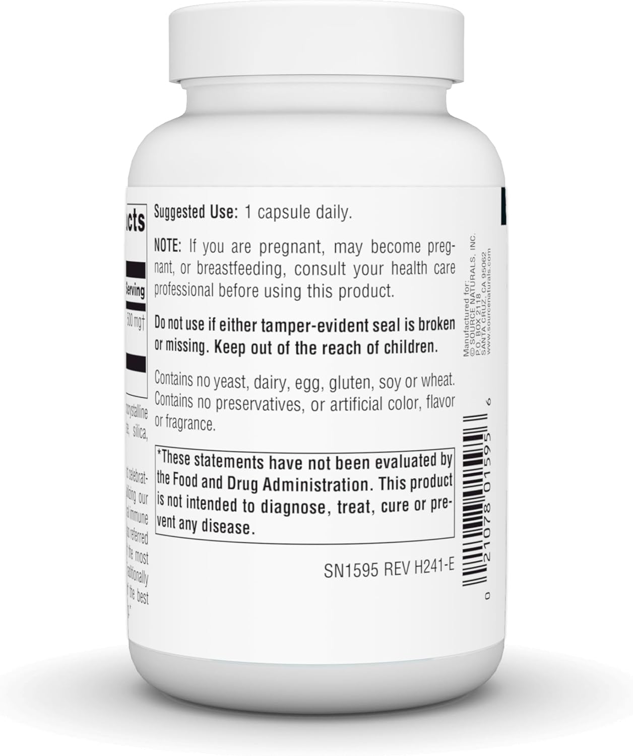 Source Naturals Echinacea Root Extract - Supports Immune Defense* - 500mg - 100 Capsules