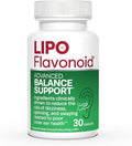 Lipo-Flavonoid Balance Support Supplement - Inner Ear Health & Vertigo Relief with Ginkgo Biloba, Bioflavonoids, & B Vitamins - Reduces Dizziness, Spinning, & Swaying - 30-Count