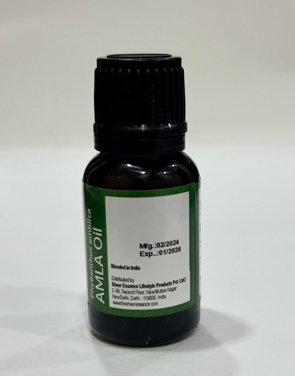 Amla Oil -(Phyllanthus Emblica- Indian Gooseberry Oil)- Carrier Oil 100% Pure Natural Undiluted Uncut Therapeutic Grade Oil 0.33 FL.OZ