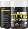Shilajit Gummies for Men & Women | Shilajit for Men – Shilajit Pure Himalayan Organic |High Potency|85+ Trace Minerals & Fulvic Acid| Shilajit Supplement | 60 Gummies
