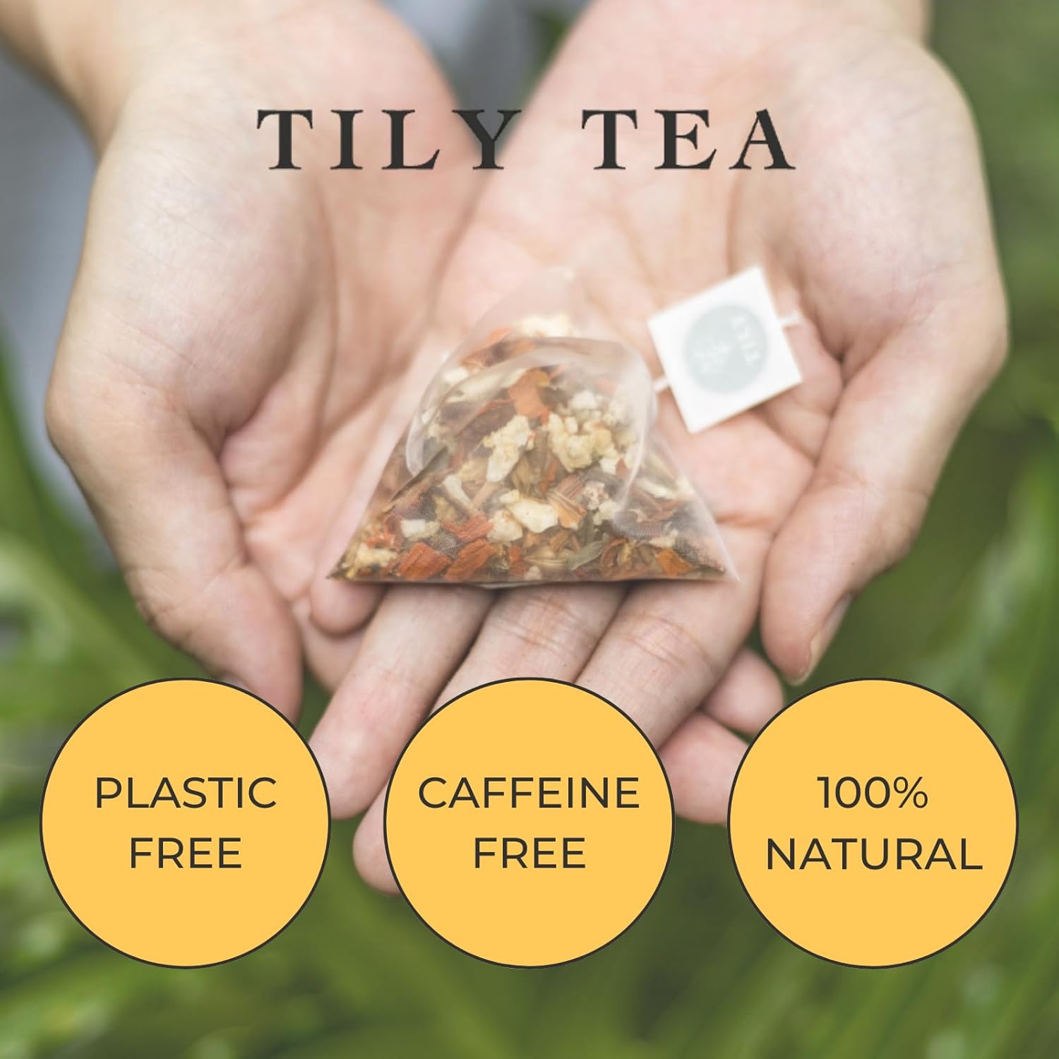 Tily Tea Good Gut Herbal Tea - Caffeine Free - 10 Plastic-Free Teabags