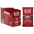 KiZE Energy Bars - Brownie Batter - Almond-Butter-Based, Gluten Free, Dairy Free, Non-GMO, and High Protein Meal Replacement Energy Bars, Clean and Simple Food Ingredients - 10g High Protein Snacks, (10 Count)