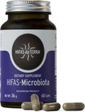 Hifas da Terra HIFAS-MICROBIOTA - Organic Mushroom Complex Supplement with Lion's Mane, Reishi, and Shiitake, Nootropic & Adaptogenic Mushroom Capsules for Adults, Gut, Immune & Brain Health - 60 Caps