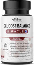 Glucose Balance Natural Nitric Oxide Support for Healthy Glucose Metabolism, Circulation, Energy & Nutrient Utilization Metabolic Wellness Supplement