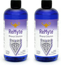 RnA ReSet ReMyte – Electrolyte Mineral Solution with Magnesium, Iodine, Selenium & Zinc, 16.2 Fl Oz (2-Pack)