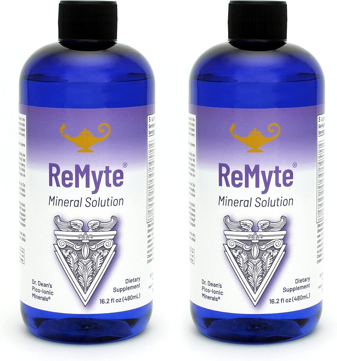 RnA ReSet ReMyte – Electrolyte Mineral Solution with Magnesium, Iodine, Selenium & Zinc, 16.2 Fl Oz (2-Pack)
