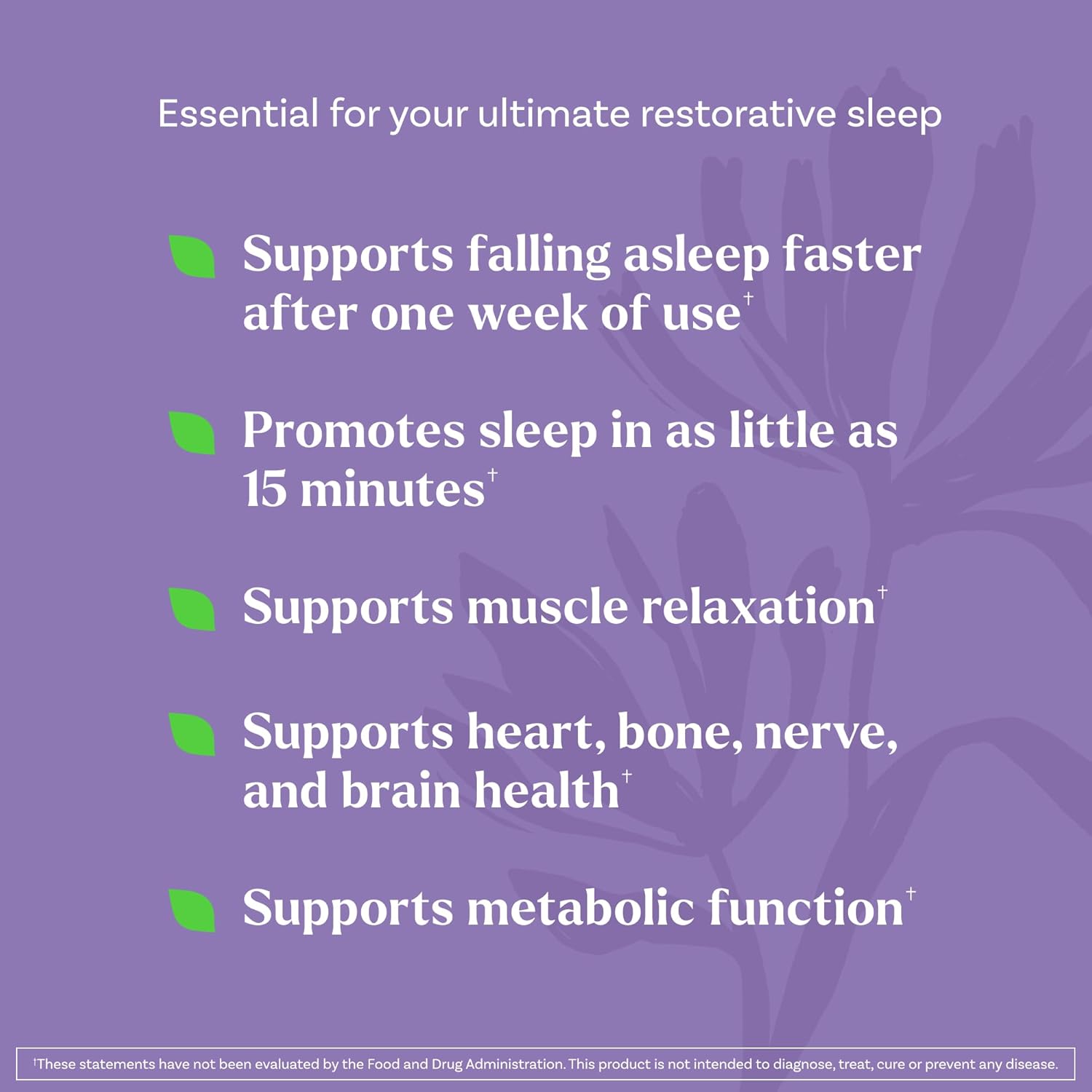 Natrol Sleep & Restore Capsules - Calm Magnesium Glycinate, Magnesium Sleep Aid with GABA, Melatonin 5mg, Botanical Blend, 30 Day Supply