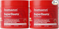 Humann SuperBeets Beet Root Powder - Non-GMO Beetroot Superfood - Nitric Oxide Supplement for Heart Health, Circulation & Blood Pressure Support - Black Cherry, 60 Servings