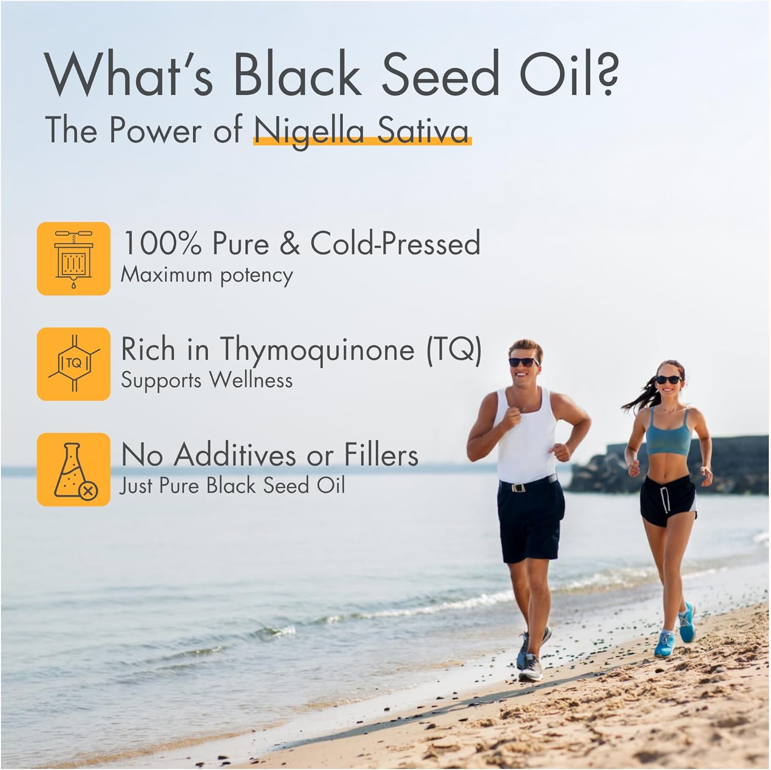 adalin Black Seed Oil Liquid 25.2 fl oz | Nigella Sativa Seed Oil | High Thymoquinone | Cold Pressed | Glass Bottle | Blackseed | Vegan | Gluten Free