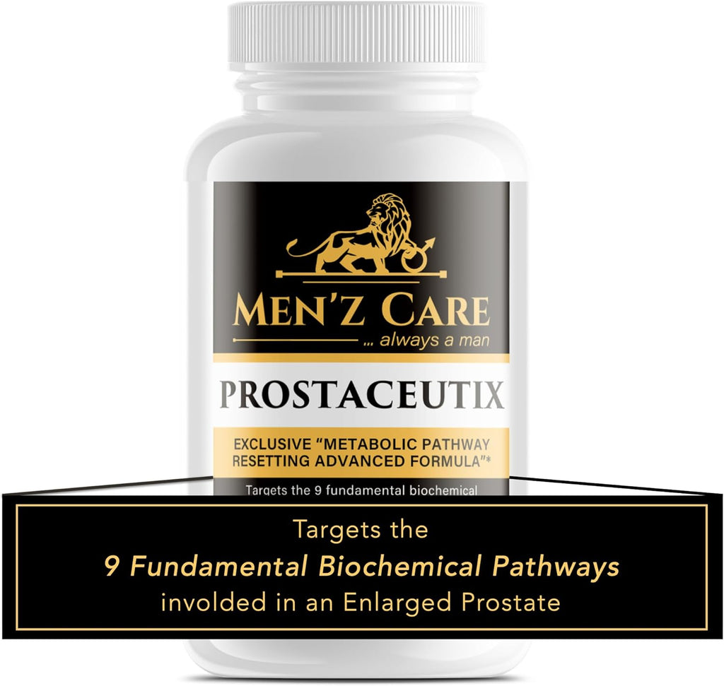New Generation Supplement for an Enlarged Prostate – Targets The 9 Fundamentals Metabolic Pathways - Reduce Urgency, Promote Urine Flow – All Organic & Natural. 60 Cap.(1 mo. Supply for a Free Life)