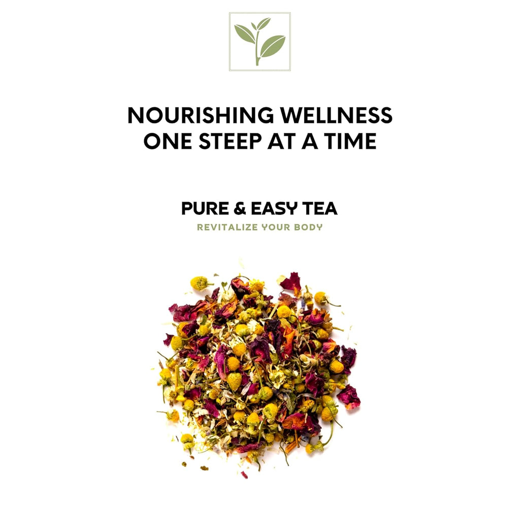 Pure And Easy Tea, Soothe, Cold & Sore Throat Relief Tea, 100% Natural Herbal Blend with Echinacea, Eucalyptus & Ginger, 15 Large BPA-Free Tea Bags, 75g