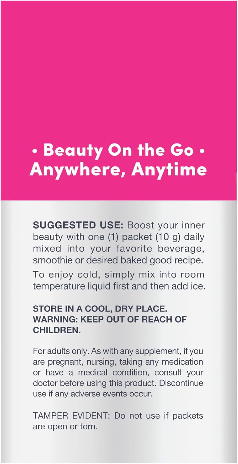 NeoCell Super Collagen Peptides, 10 g Collagen/Single-Serve Packet; Keto Certified, Gluten Free; for Healthy Skin, Hair, Nails and Joint Support;* Unflavored Powder, 20 Servs, 7 Oz.