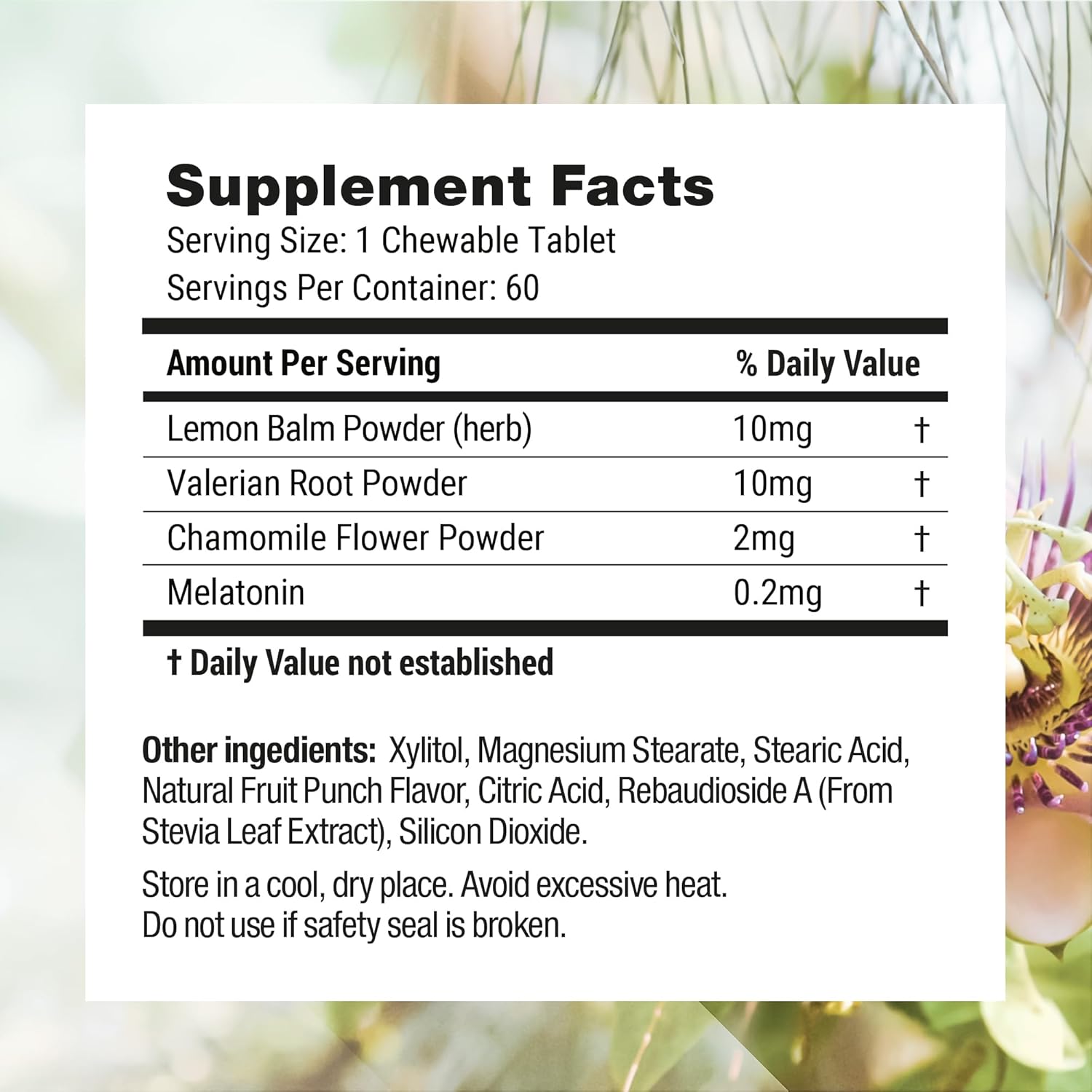 Nested Naturals Luna Kids Sleep Aid Tablets for Children 4+ - Naturally Sourced Ingredients - Gentle, Herbal Supplement with Chamomile, Melatonin, Valerian & Lemon Balm - 120 Chewable Tablets