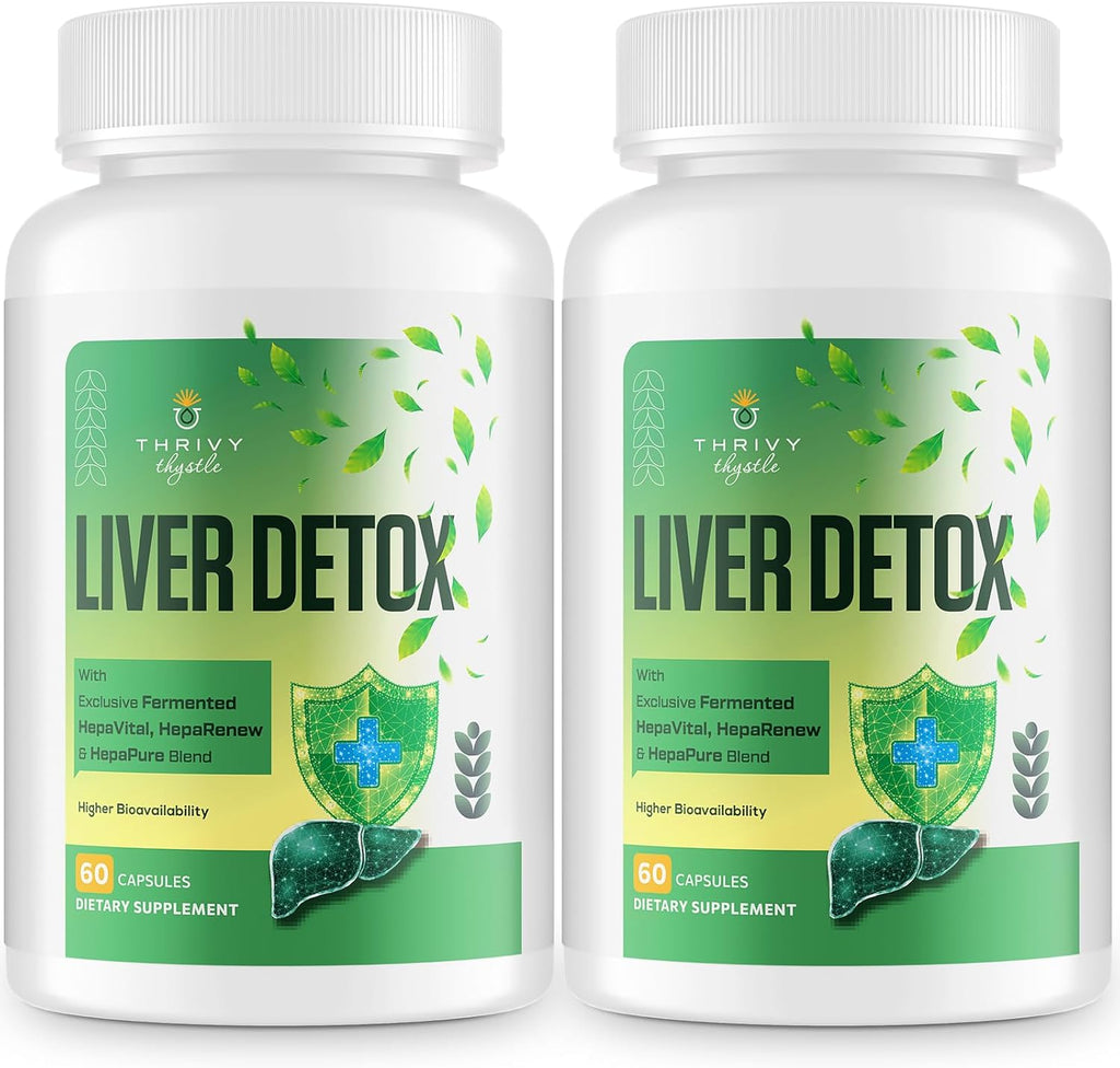 Liver Cleanse Detox & Repair – 25-in-1 Herbal Liver Support Milk Thistle Supplement - TUDCA, NAC, Chanca Piedra, Artichoke, Beet Root – Supports Liver Cleanse & Gut Health – 120 Vegan Capsules