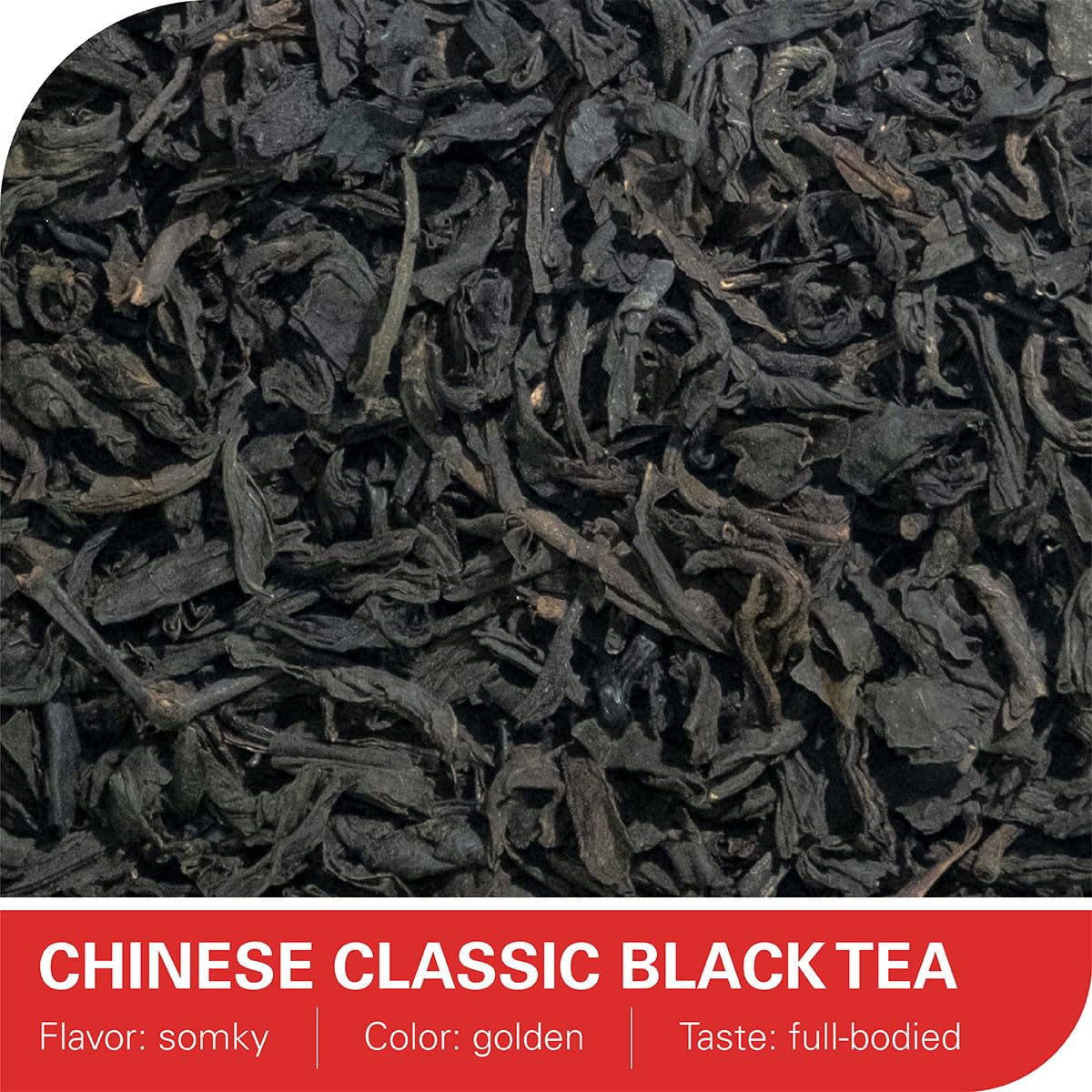 WT WEETEE Organic Lapsang Souchong Tea Loose Leaf, Organic Smoky Black Tea 8 Ounces, Natural Caffeine & Antioxidant, Traditional Chinese Tea
