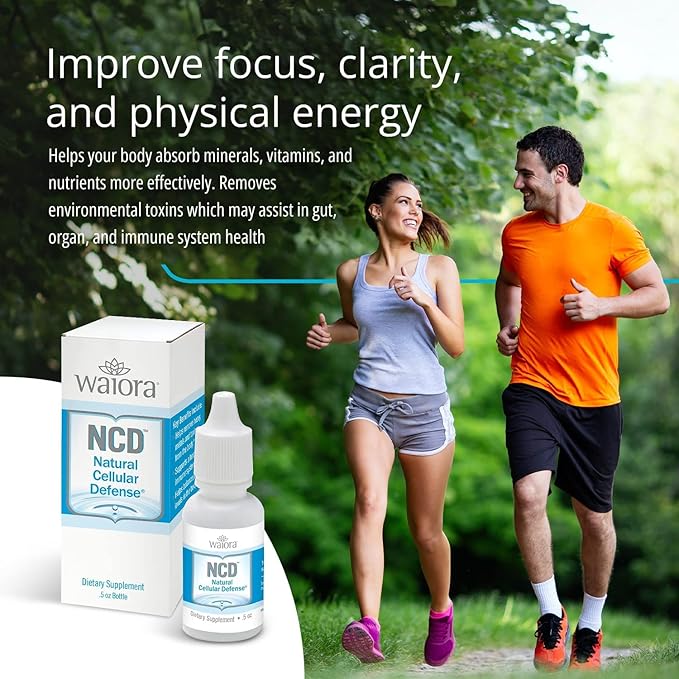 Natural Cellular Defense (NCD) Liquid Supplement, Advanced Mineral & Botanical Formula, Daily Immune & Cellular Wellness, Easy Absorption Drops, pH Balance, Cleansing (Two .5 oz Bottles, 180 serv.)