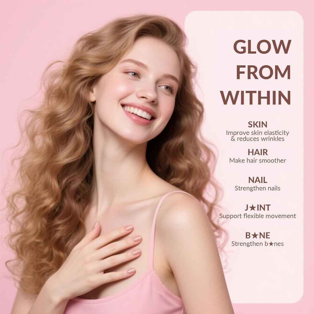 Marine Collagen Peptides Gummies for Women- Hydrolyzed Collagen Peptides 1000mg with Biotin, Vitamins, Hyaluronic Acid- for Skin Hair Nails -Sugar Free, 30 Servings, Peach Flavor