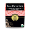 Buddha TeasBuddha Teas - Organic Detox Dharma Blend - Herbal Tea - For Health & Wellbeing - With Antioxidants & Minerals - Clean Ingredients - Caffeine Free - OU Kosher & Non-GMO - 18 Tea Bags (Pack of 1)