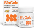 BioGaia Protectis Kids | Probiotic for Ages 3+ | Eases Occasional Digestive Issues & Promotes Regularity | Allergen, Dairy, Soy & Gluten Free | Backed by 30 Years of Research | 30 Day Supply
