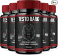 BLUE VIBE TestoDark Premium Wellness & Advanced Health Management Supplement Pills, TestoDark Maximum Strength Daily Health & Overall Wellness Formula Supplement Tablets (5 Pack - 300 Capsules)
