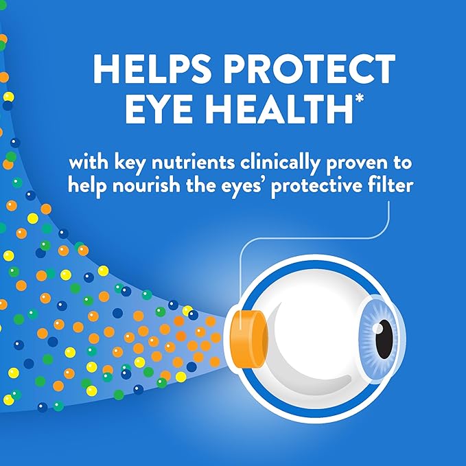 Ocuvite Eye Health, Lutein & Zeaxanthin Supplement, Eye Vitamin with Antioxidant Vitamin D, C, E & Omega-3, Helps Protect Eye Health, 30 Softgels