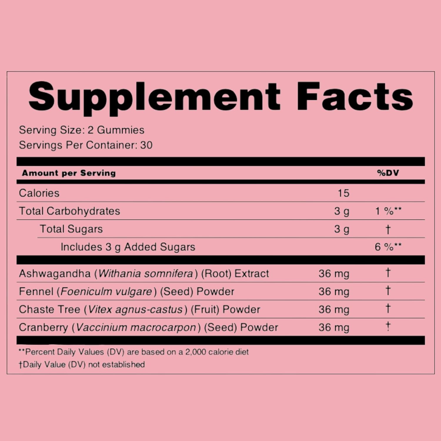 PMS Support Gummies | Chasteberry & Ashwagandha | Vegan | Mixed Berry Naturally Flavoured Supplement | May Help with Relief from Bloating, Cramps, Breast Pain & Mood Swings (60 Gummies)