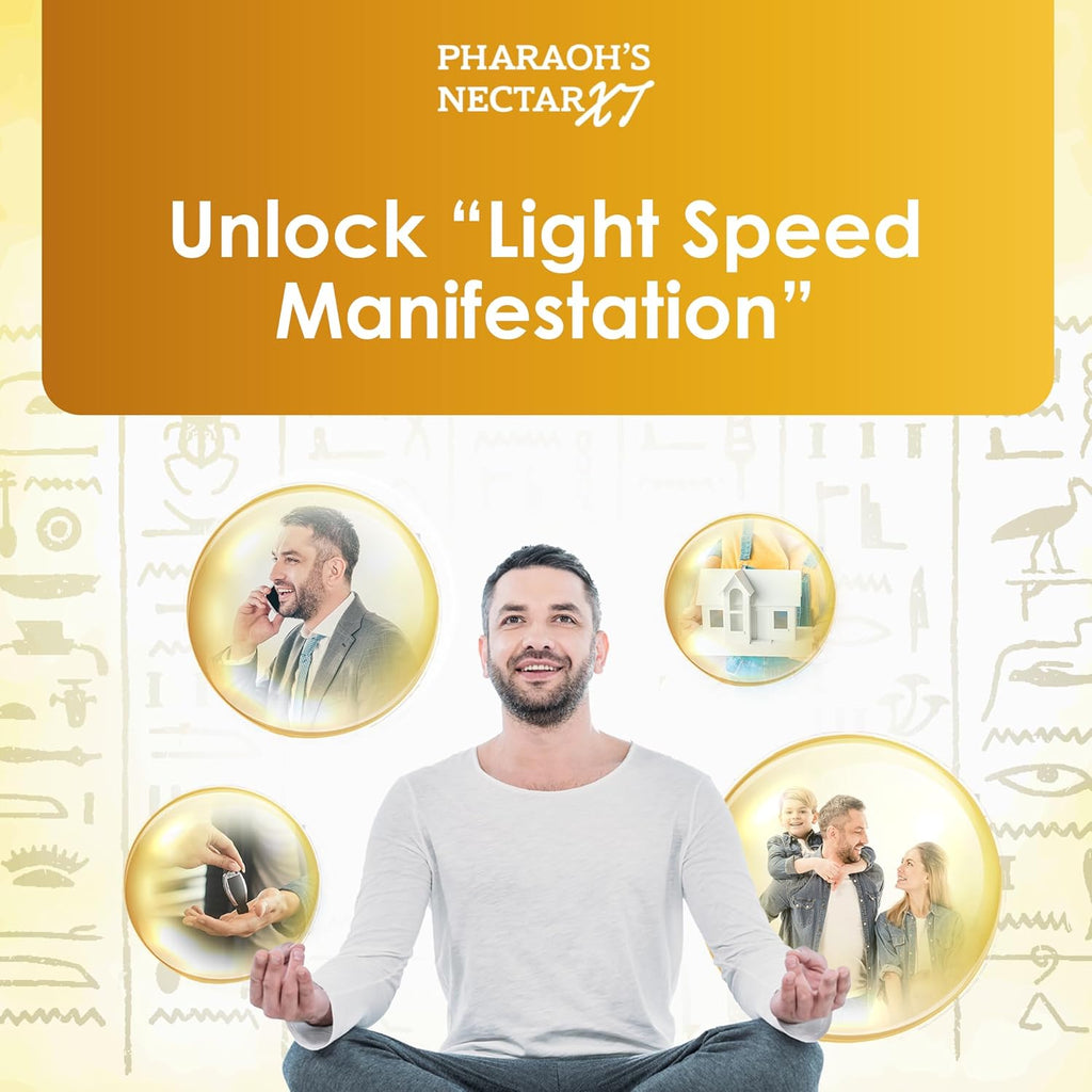 Ultra-Pure, 99.9% Liquid Gold - 24K Monoatomic Gold Ormus - Third Eye Awakening, Pineal Gland Decalcification, Awaken DNA, Unlock Light Speed Manifestation - Pharaoh's Nectar XT, 3 Pack