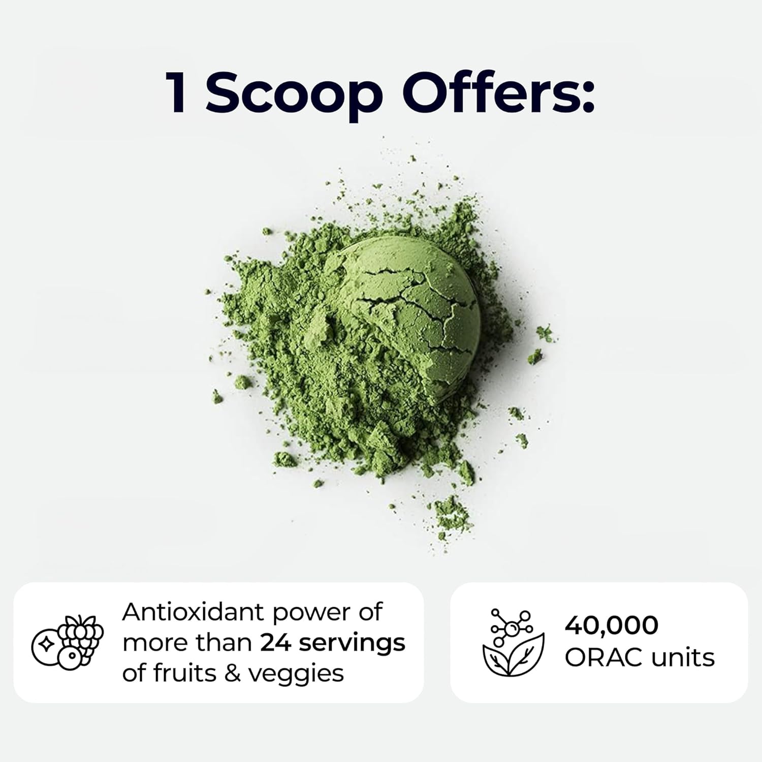 Paradise Herbs ORAC Energy Greens, Apple Superfood Powder, Over 40,000 ORAC Antioxidants, Organic Greens, Berries, Mushrooms & Probiotics, Non-GMO, Gluten-Free, 25 Servings