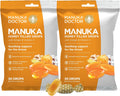 Manuka Doctor Cough Drops, Manuka Middles, 30 Drops (Pack of 2) Bag Throat Lozenges Infused with Raw Manuka Honey, Vitamin C & Ginger for Immune Support, Helps Soothe Sore Throat