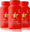 HAIRtamin Advanced Formula Hair Growth Supplement for Women & Men, Supports Stronger, Longer, Visibly Thicker Hair, With 5000 mcg Biotin, Vitamins & Antioxidants, 100% Vegan – 3 Month Supply