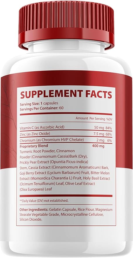 NeoGluco Capsules – Neo Gluco Natural Blend Daily Health Vitamins Supplement (5 Pack - 300 Capsules)