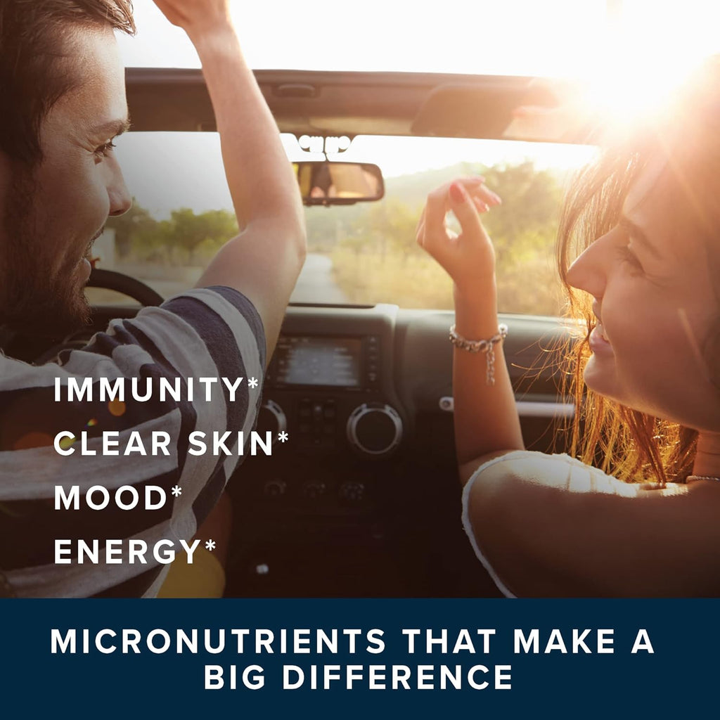 Zinc Supplement Microbeadlets for Immune & Acne Support | Highly Absorbable Zinc Bisglycinate & Orotate with 2mg Chelated Copper + Vitamin B6 | Vegan, Gluten-Free | 60 Capsules (2 Month Supply)