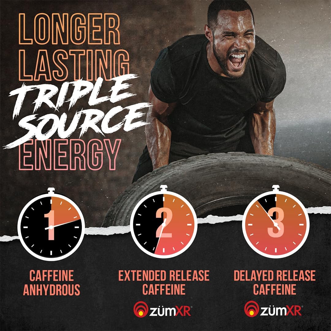 ALPHA LION Core Pre Workout Powder with Creatine for Performance, Beta Alanine for Muscle, L-Citrulline for Pump & Tri-Source Caffeine for Sustained Energy (60 Servings, Alpha Punch Flavor)