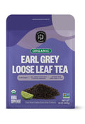 FGO Organic Earl Grey Black Tea, 16 Ounce Loose Leaf Bulk Resealable Bag, 16oz, Packaging May Vary (Pack of 1)